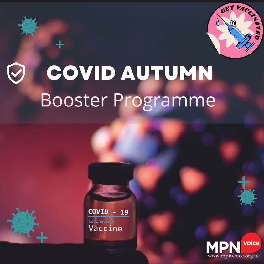 Autumn 2023 COVID booster campaign confirmed MPN Voice