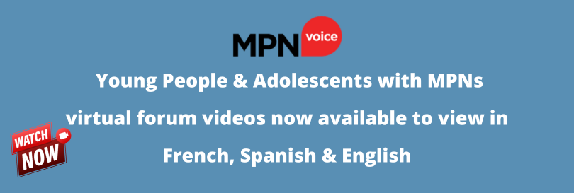 canva graphic videos Virtual forum 210125 Young People & Adolescents with MPNs