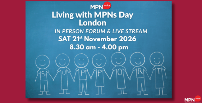 Living with MPNs London IN Person Live Stream (710 x 363 px)